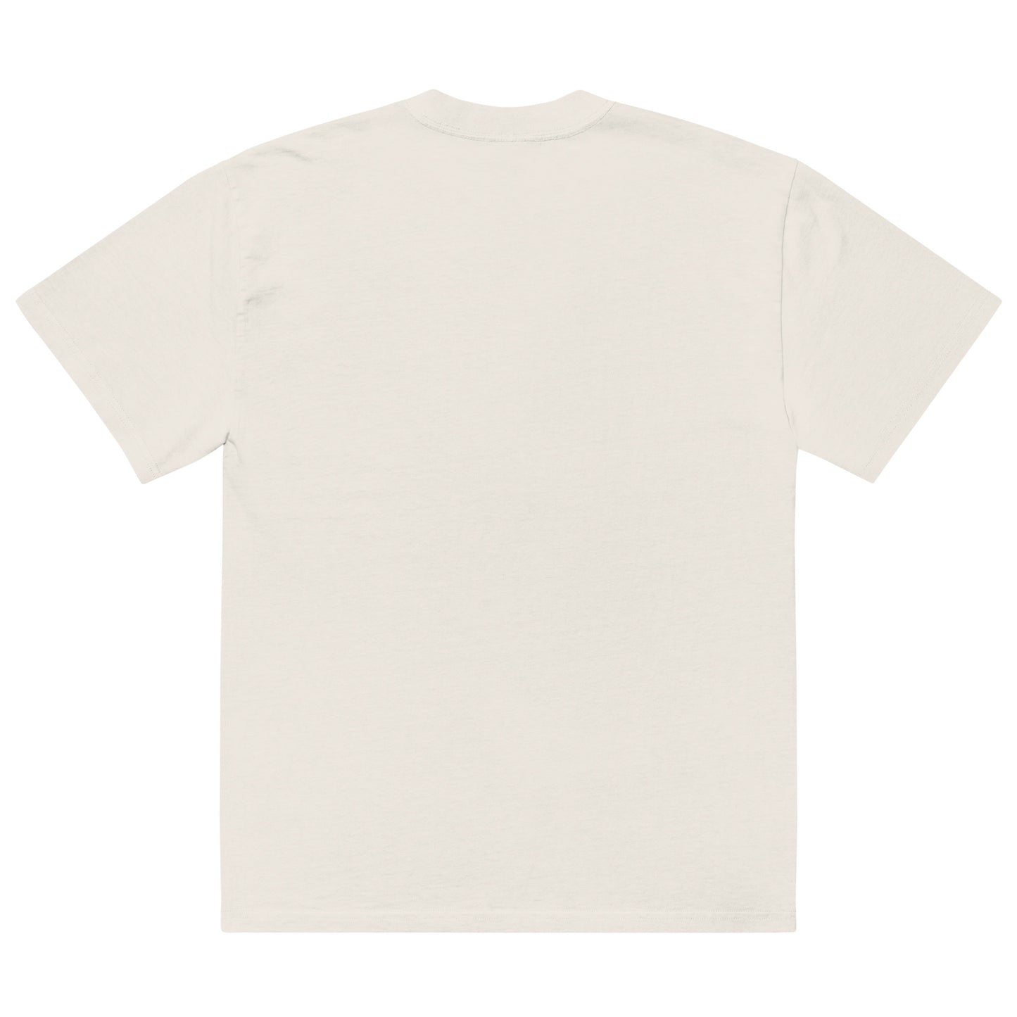 First NLR Pocket Embroidered (Black) Oversized faded t-shirt
