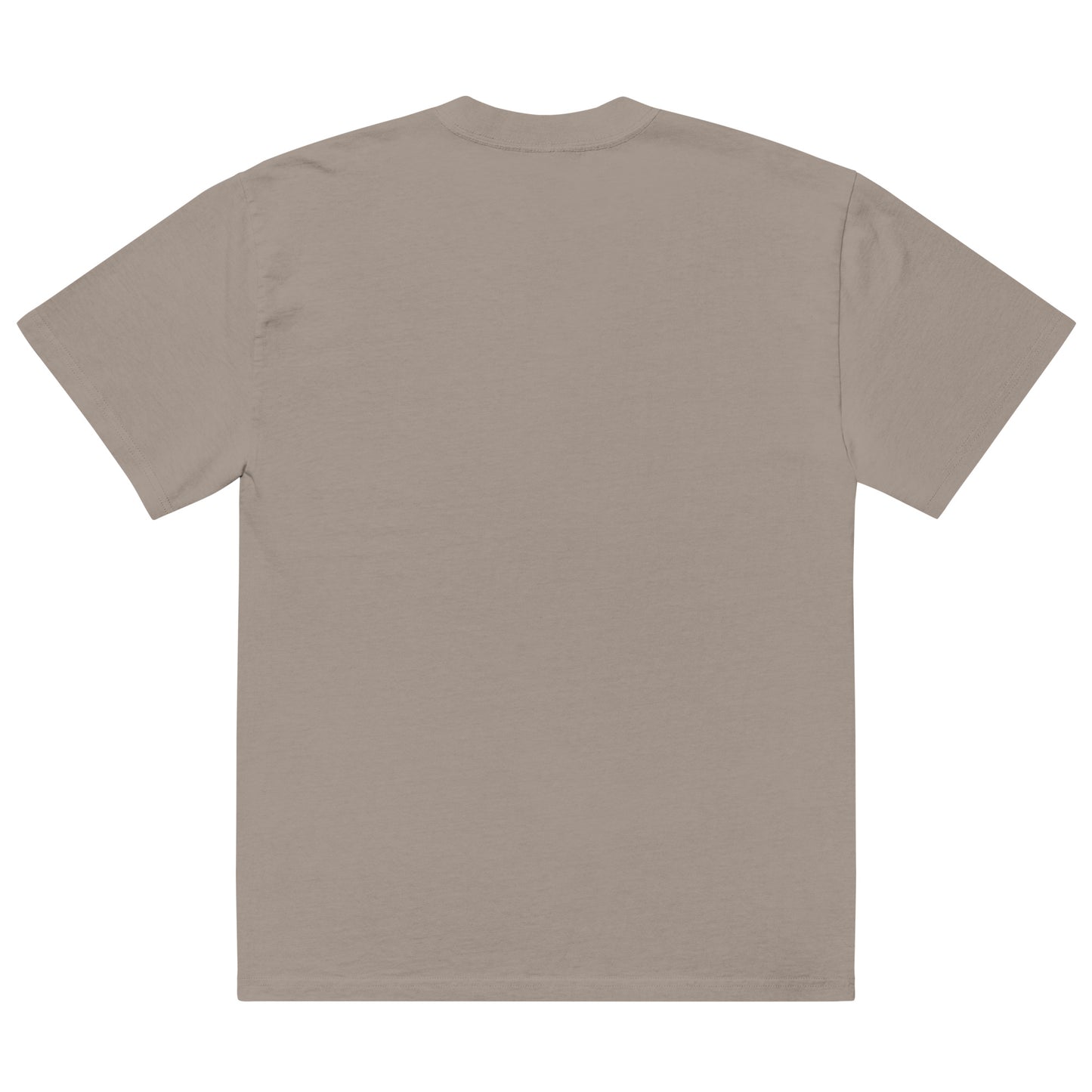 First NLR Embroidered (White) Oversized faded t-shirt