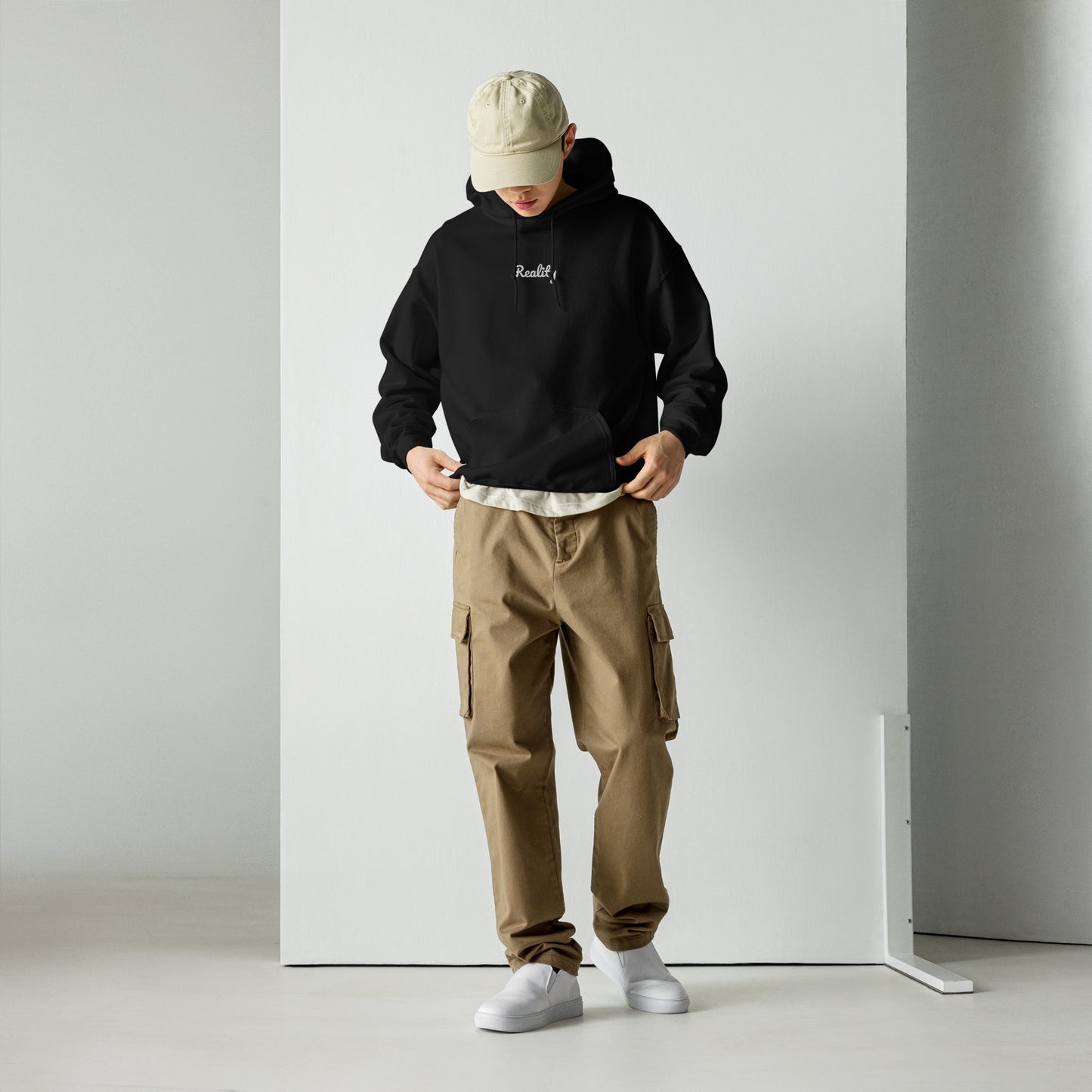 Reality Embroidered Hoodie