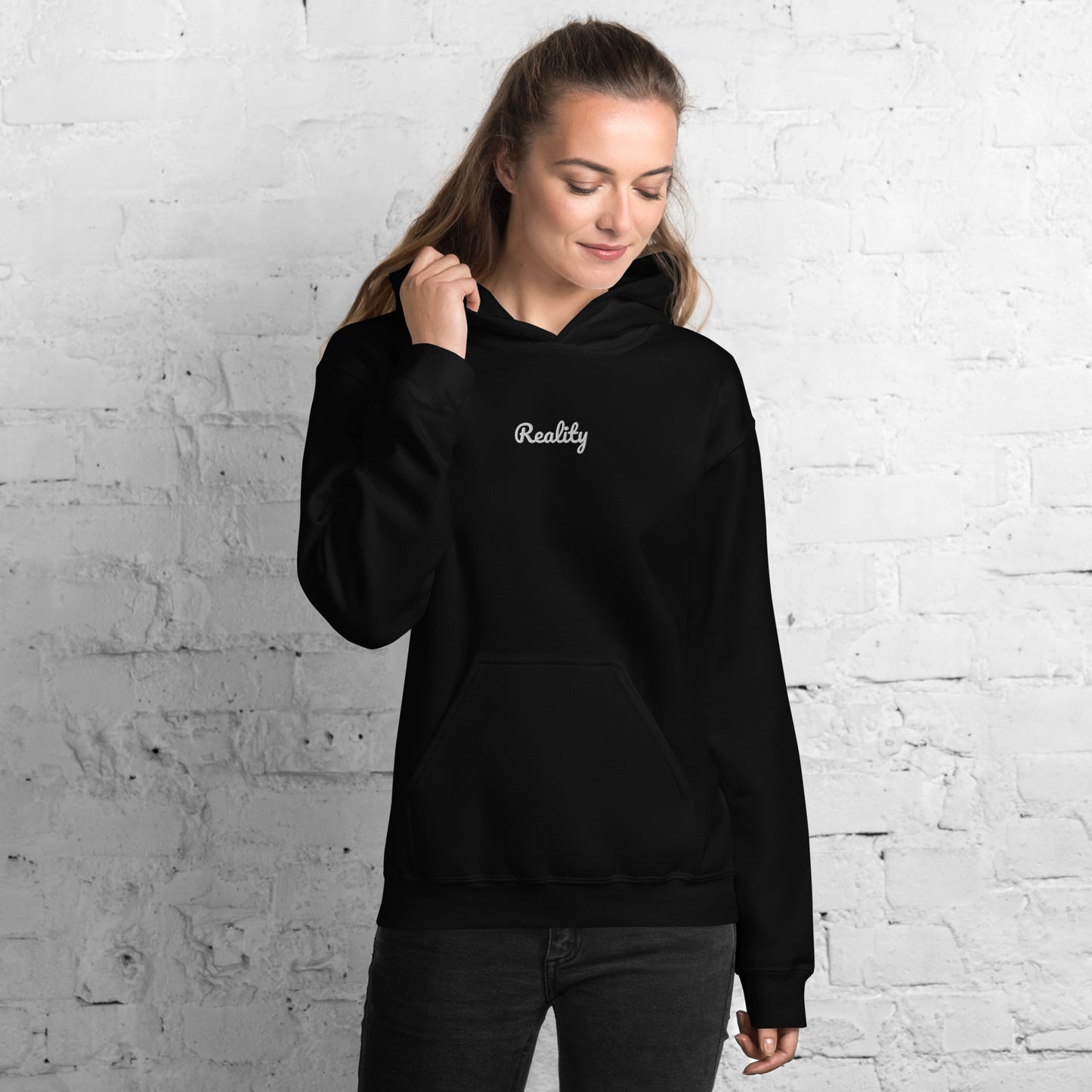 Reality Embroidered Hoodie