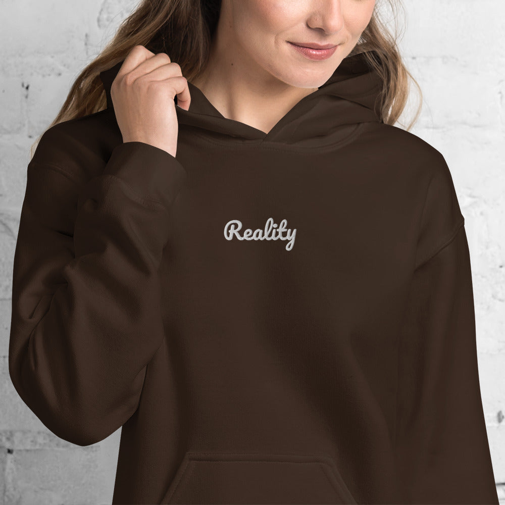 Reality Embroidered Hoodie