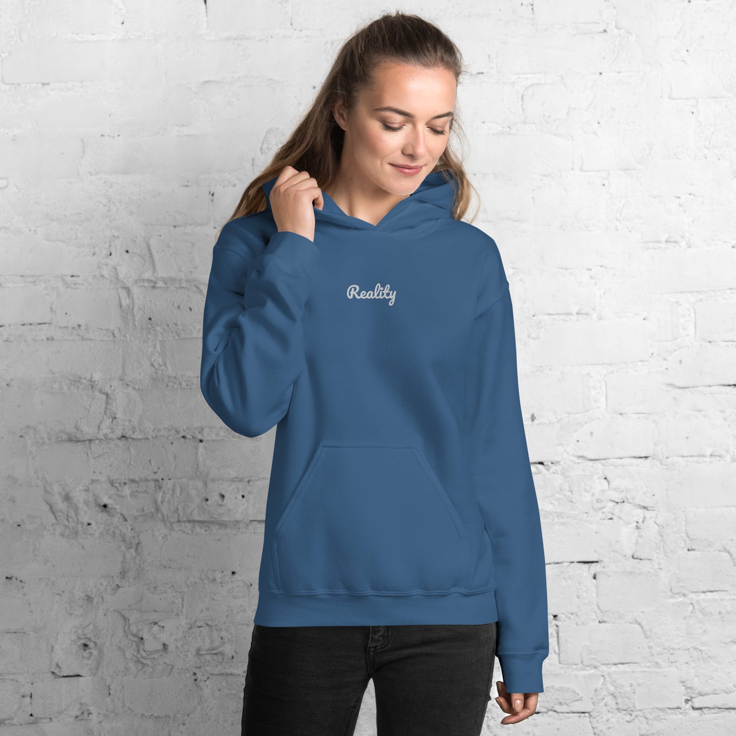 Reality Embroidered Hoodie