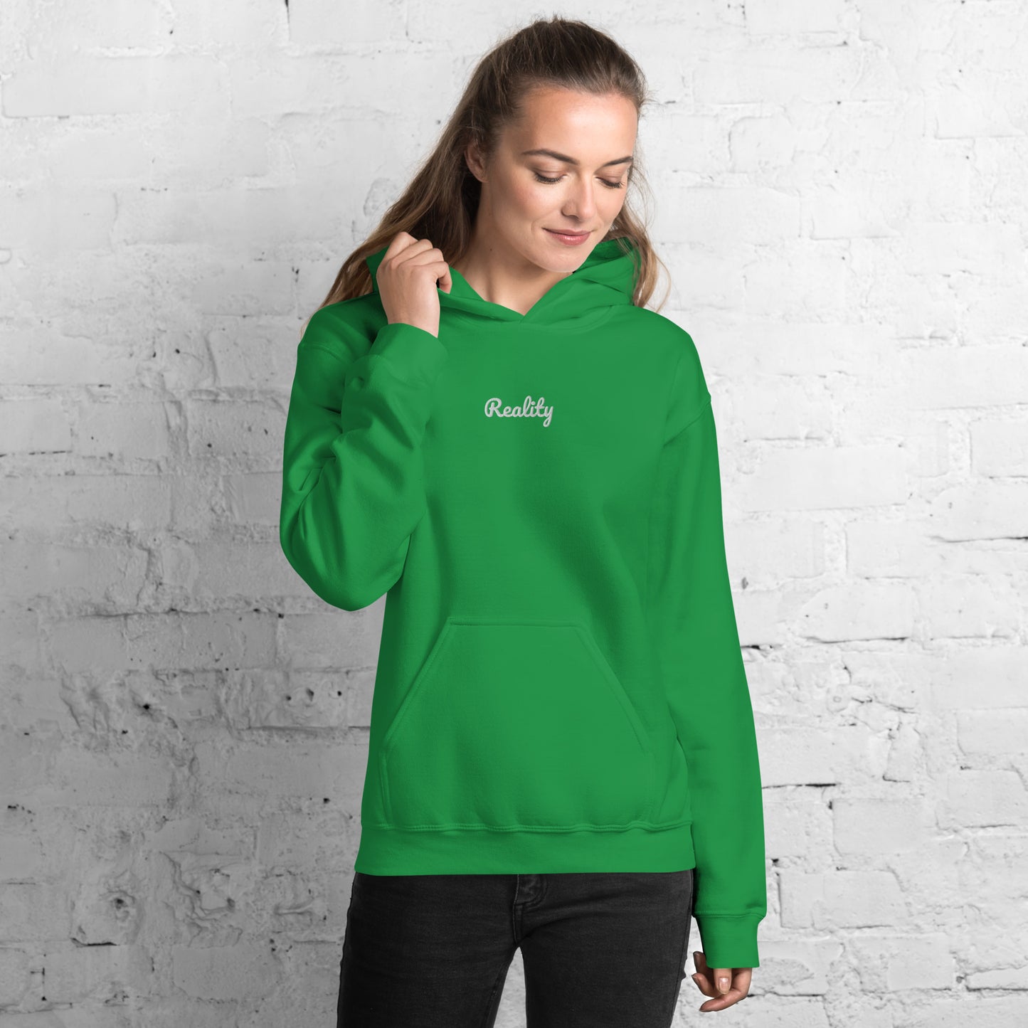 Reality Embroidered Hoodie