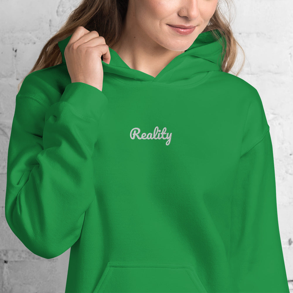 Reality Embroidered Hoodie