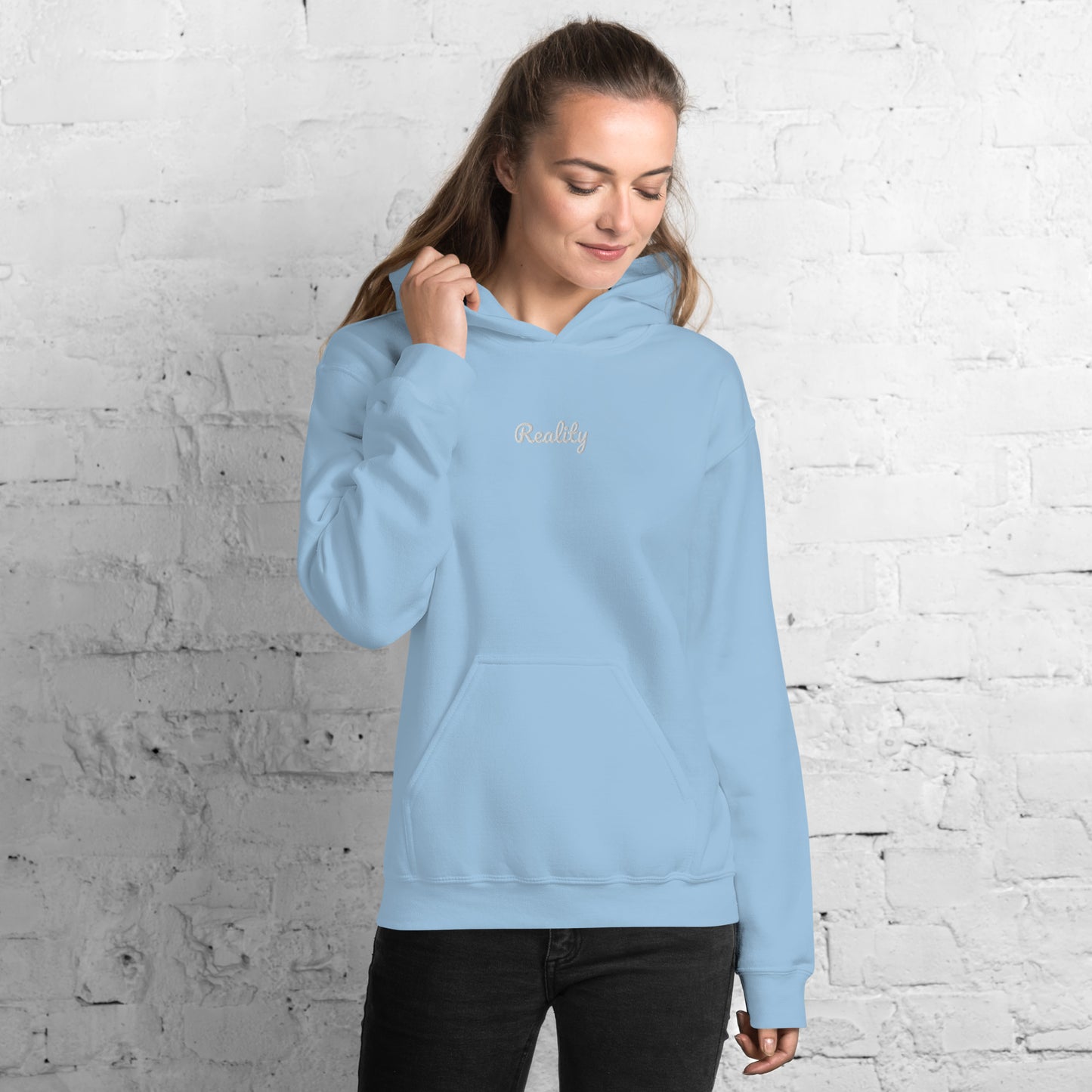 Reality Embroidered Hoodie