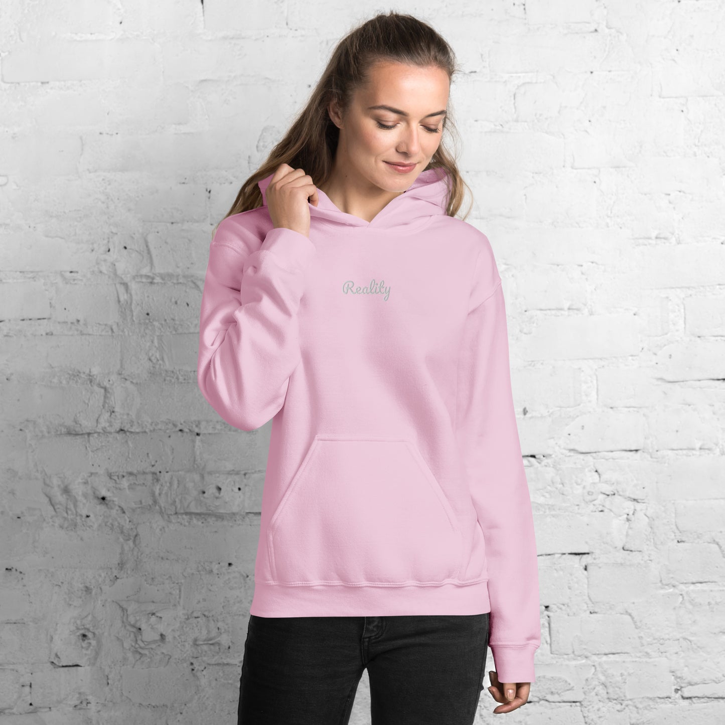 Reality Embroidered Hoodie