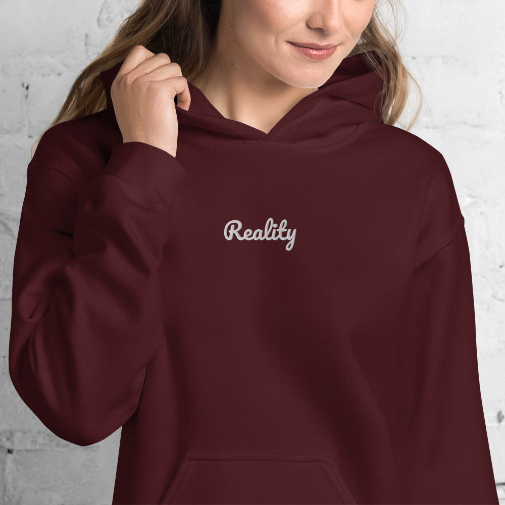 Reality Embroidered Hoodie