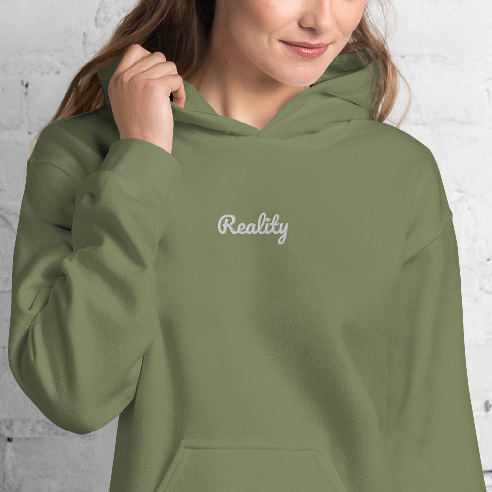 Reality Embroidered Hoodie