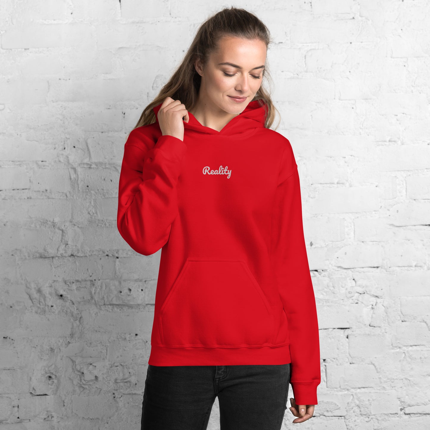 Reality Embroidered Hoodie