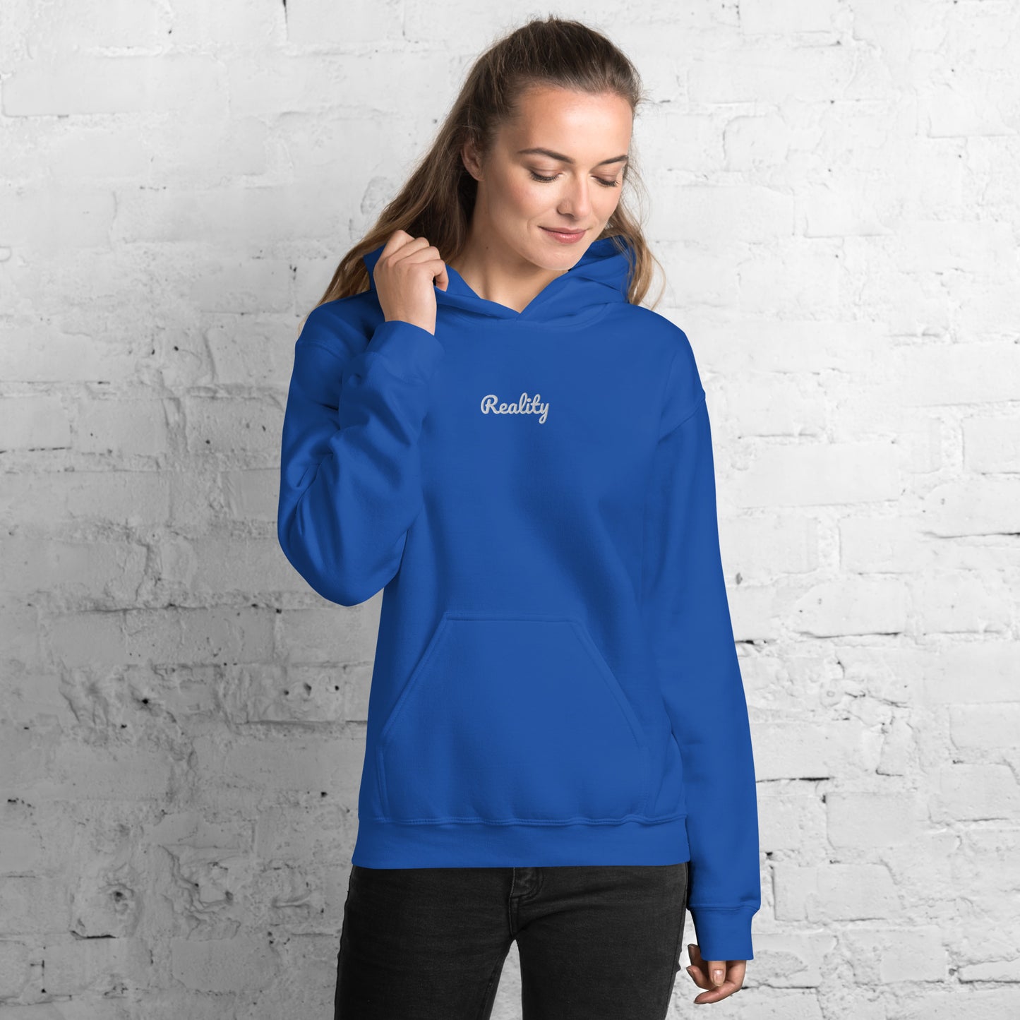 Reality Embroidered Hoodie