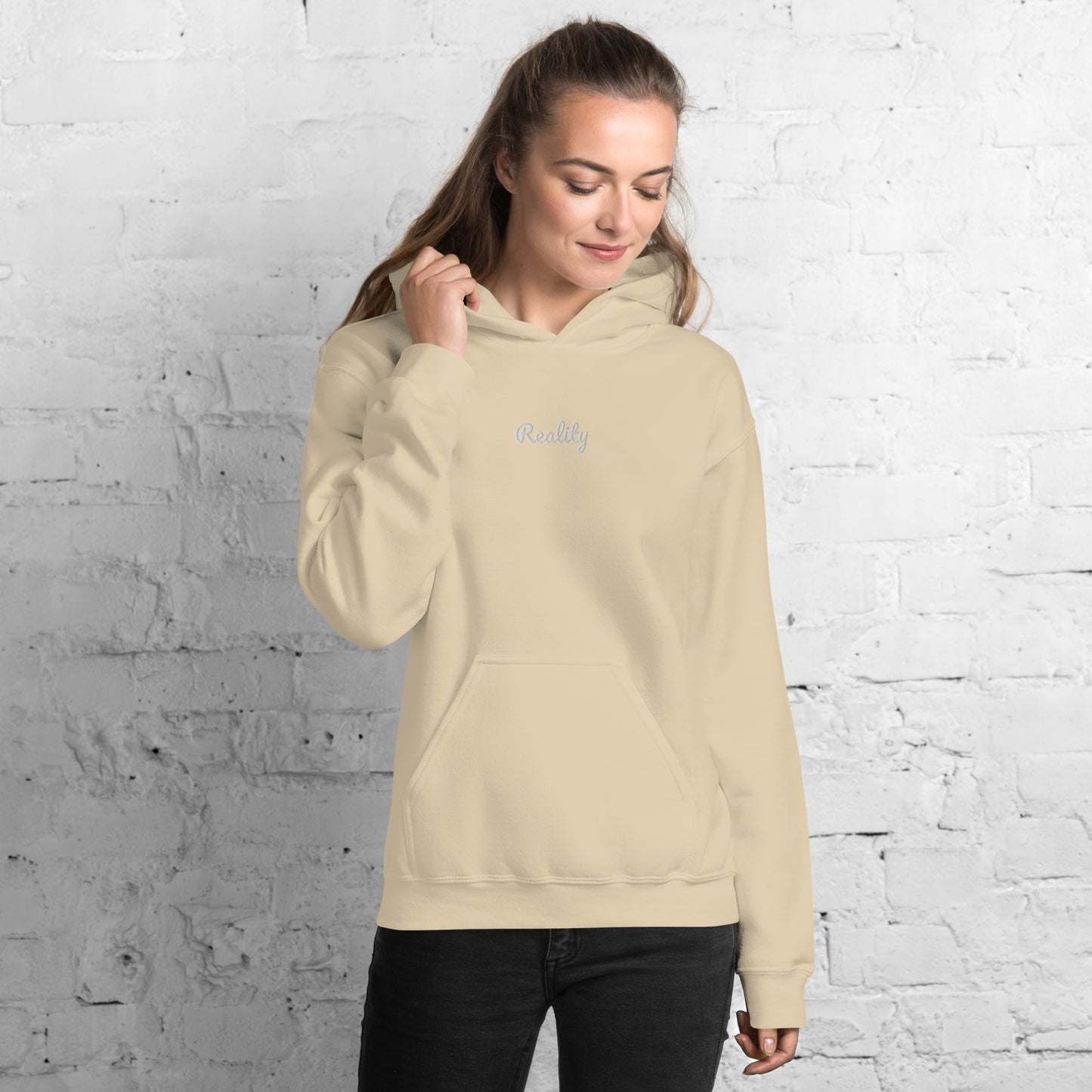 Reality Embroidered Hoodie