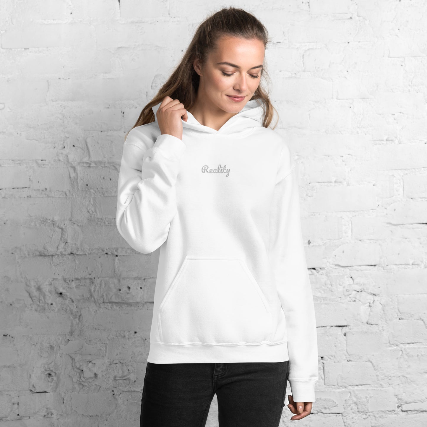 Reality Embroidered Hoodie
