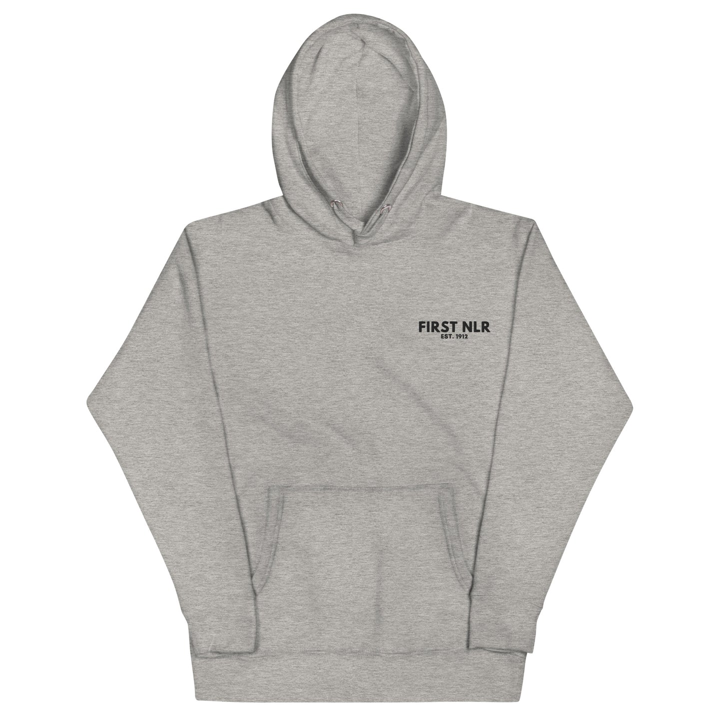 First NLR Pocket Embroidered (Black) Hoodie