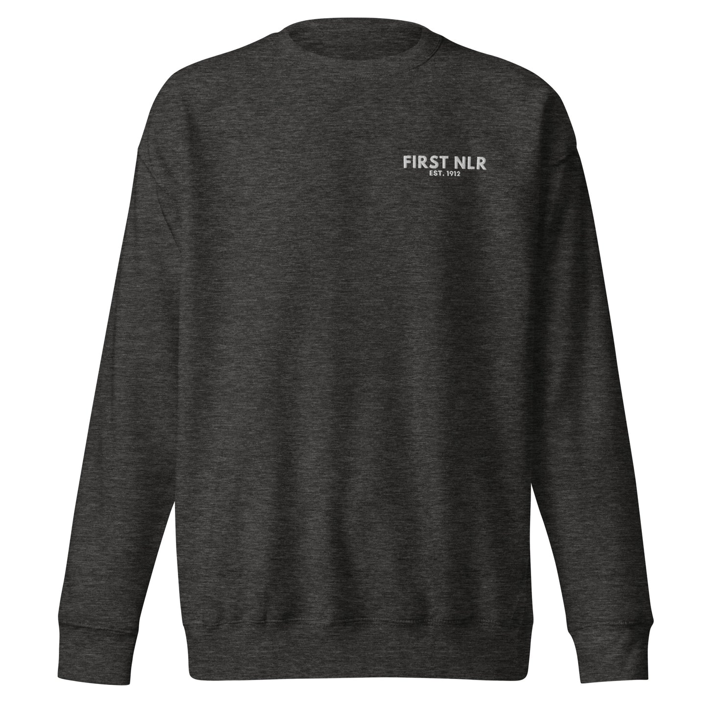 First NLR Embroidered (White) Sweatshirt