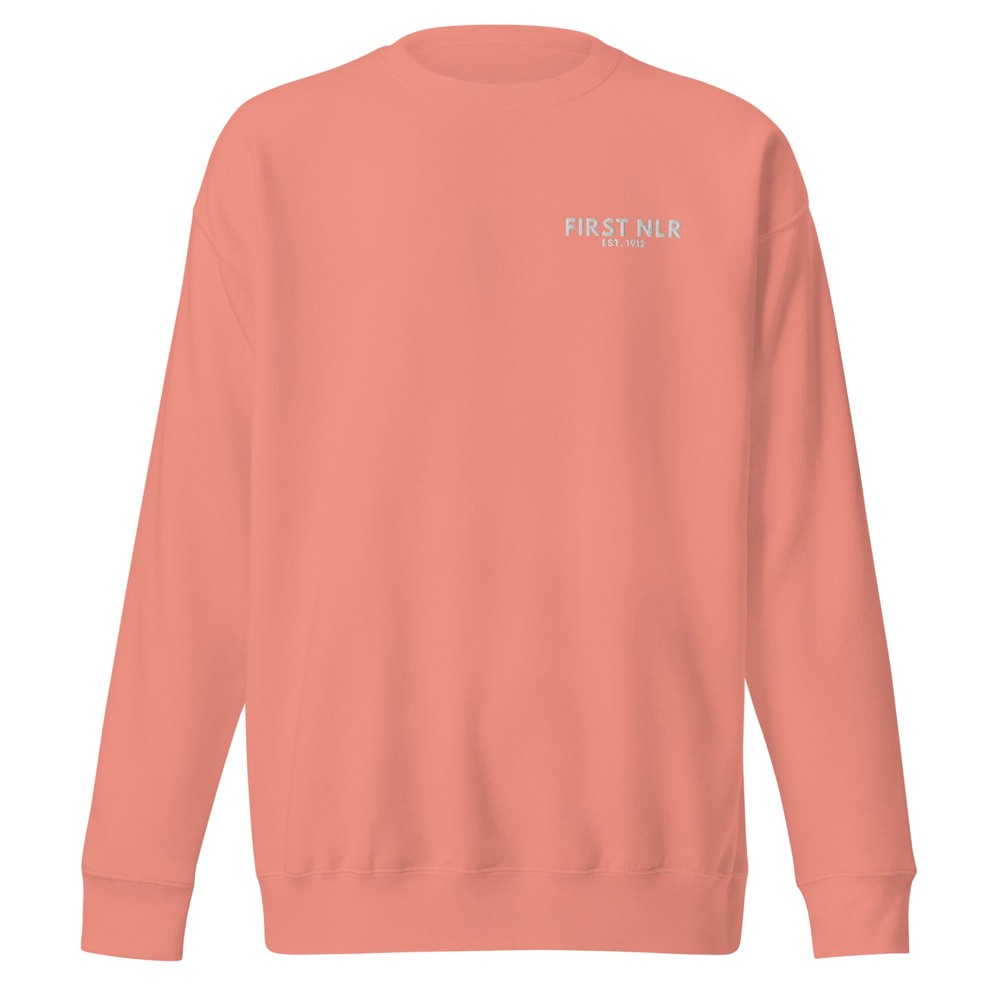 First NLR Embroidered (White) Sweatshirt