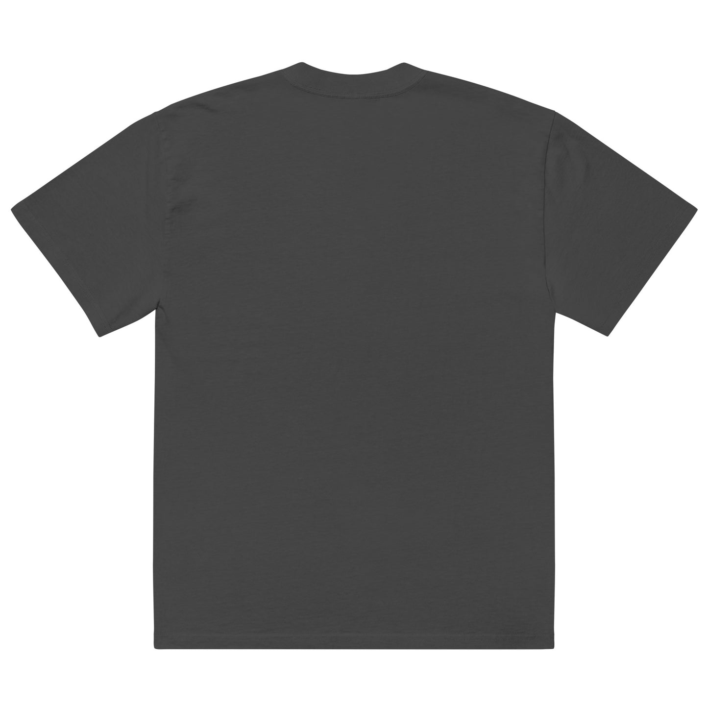 First NLR Pocket Embroidered (Black) Oversized faded t-shirt