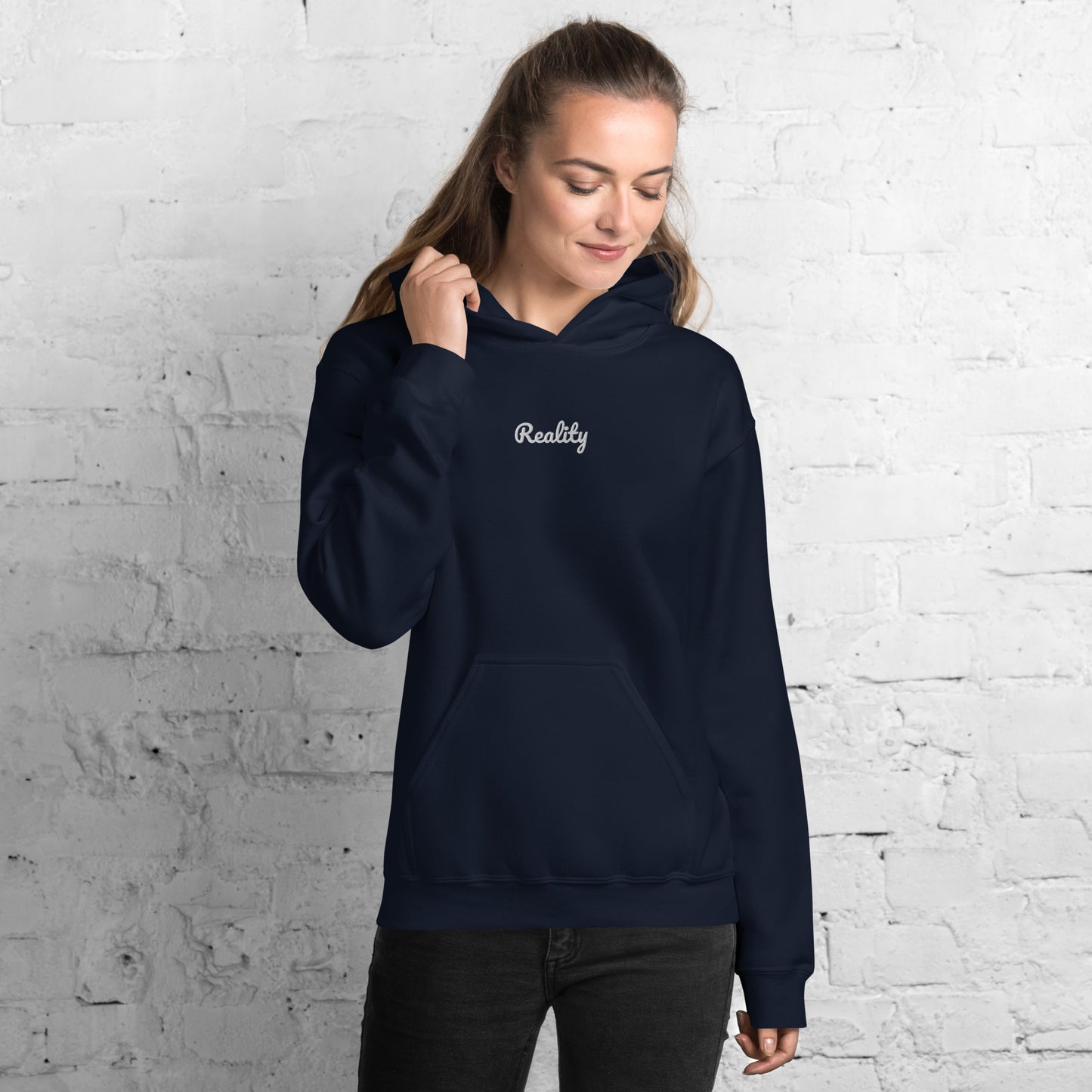 Reality Embroidered Hoodie