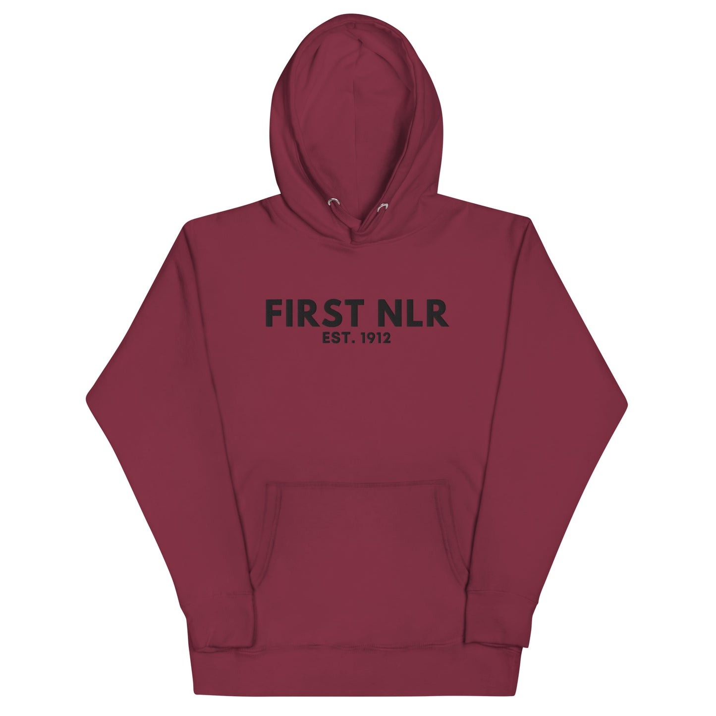 First NLR Embroidered (Black) Hoodie