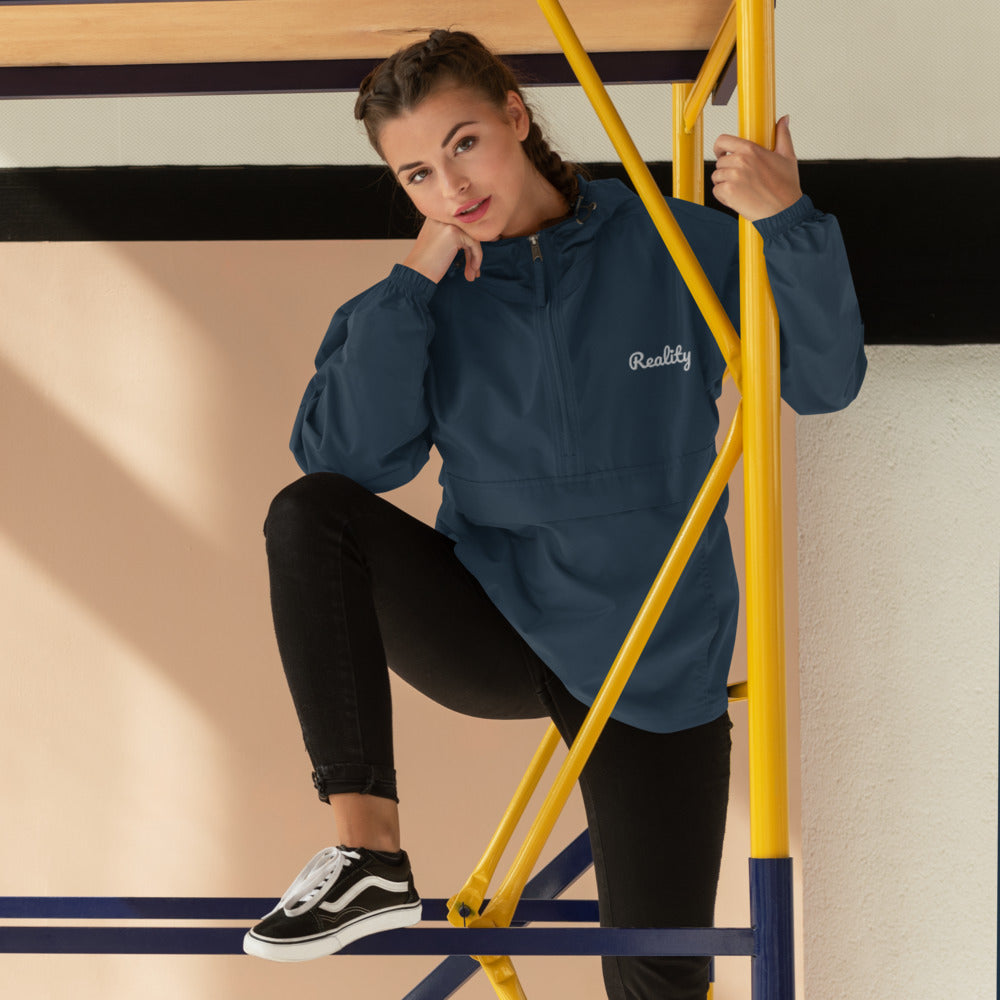 Reality Embroidered Champion Packable Jacket