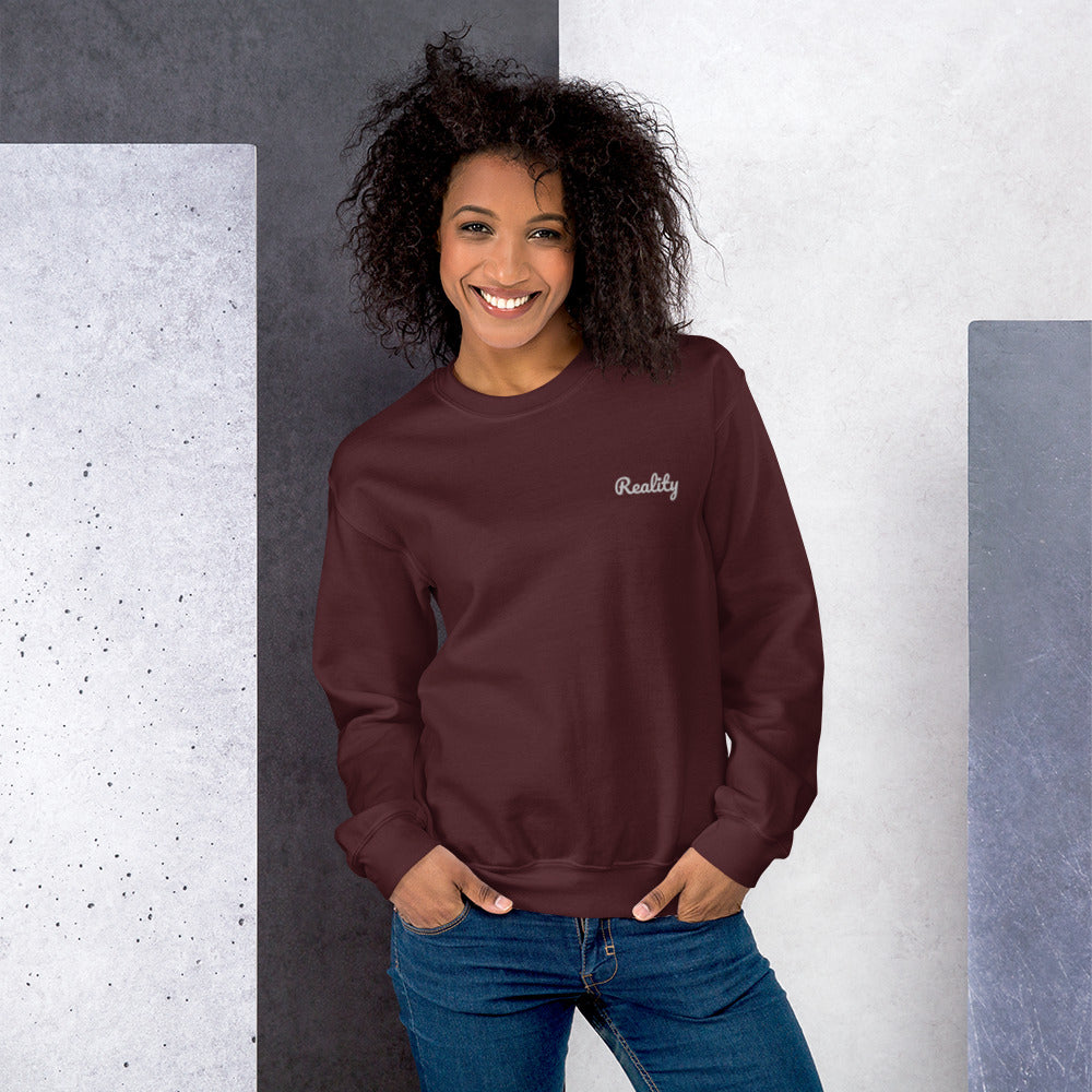 Reality Embroidered Sweatshirt